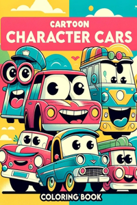 Cartoon Character Cars Coloring book