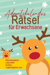 Adventskalender Rätsel für Erwachsene - Rätselaufgaben, Labyrinthe, Sudoku, Logikaufgaben uvm.
