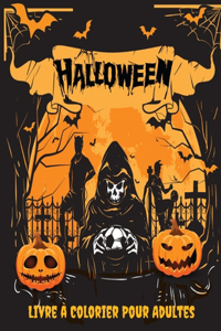 Halloween Livre à Colorier Pour Adultes