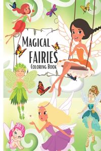 Magical Fairies Coloring Book