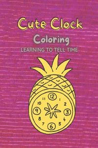 Cute Clock Coloring