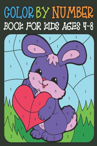 Color By Number book For Kids Ages 4-8
