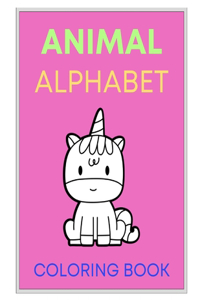 Animal Alphabet Tracing and Coloring Book