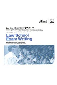 Law School Exam Writing, 2005 Ed. (Law School Legends Audio Series)