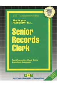 Senior Records Clerk