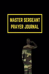 Master Sergeant Prayer Journal