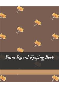Farm Record Keeping Book