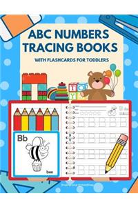 ABC Numbers Tracing Books with Flashcards for Toddlers