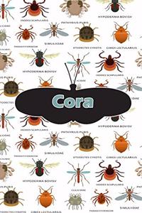 Cora: Bug Insect Draw and Write Journal Notebook 120 Pages 6x9