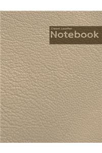 Cream Leather Notebook