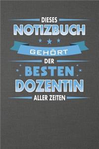 Dieses Notizbuch Gehört Der Besten Dozentin Aller Zeiten