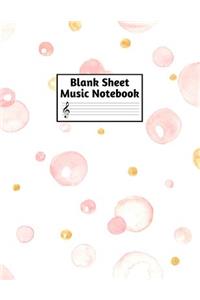 Blank Sheet Music Notebook