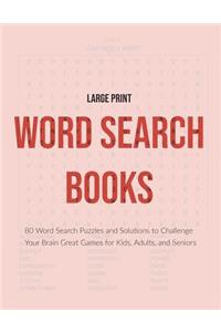 Large Print Word Search Books