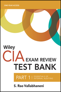 Wiley CIA 2022 Part 1 Test Bank: Essentials of Internal Auditing (1-Year Access)