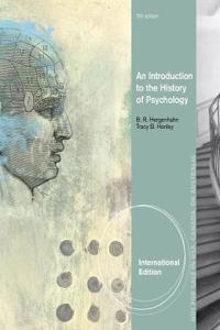 Introduction to the History of Psychology, International Edition