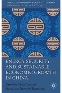 Energy Security and Sustainable Economic Growth in China