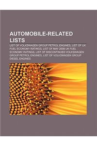 Automobile-Related Lists