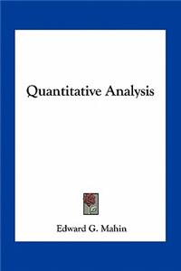 Quantitative Analysis