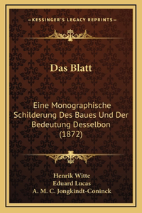Das Blatt