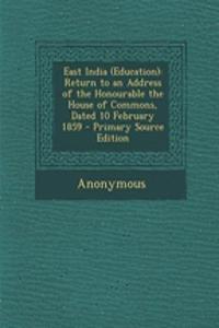 East India (Education)