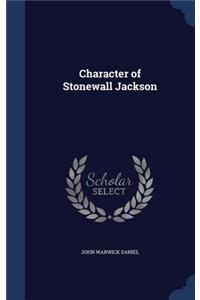 Character of Stonewall Jackson