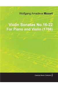 Violin Sonatas No.16-22 By Wolfgang Amadeus Mozart For Piano and Violin (1766)