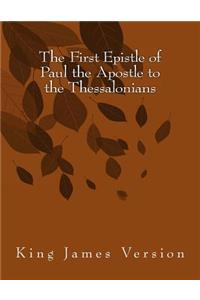 First Epistle of Paul the Apostle to the Thessalonians