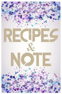Blank Cookbook Recipes & Notes