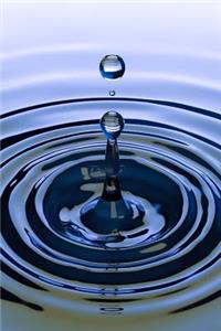 The Water Drop Journal: 150 Page Lined Notebook/Diary