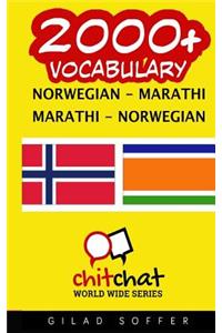 2000+ Norwegian - Marathi Marathi - Norwegian Vocabulary