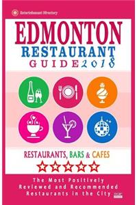 Edmonton Restaurant Guide 2018