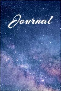 Lavender Blue Starry Sky Journal: Volume 6