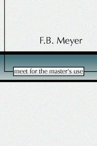 Meet for the Master's Use