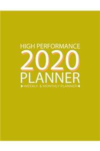 High Performance 2020 Planner Full-Year