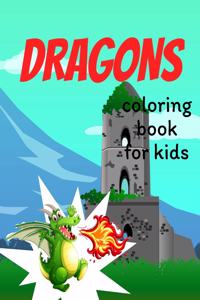 Dragons coloring book for kids