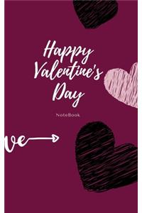Happy Valentine's day notebook
