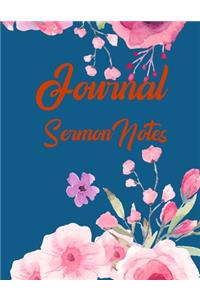 Sermon Notes Journal
