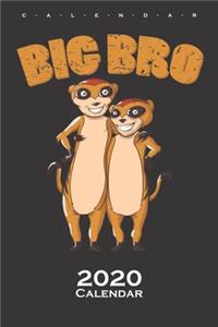 Big bro meerkat chipmunk Calendar 2020