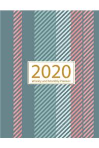 2020 Academic Planner Weekly And Monthly