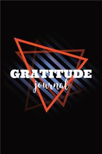 Orange Triangles Gratitude Journal