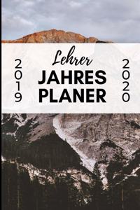 Lehrer Jahres Planer 2019 2020