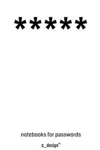 Notizbuch für Passwörter