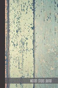 wooden stripes journal