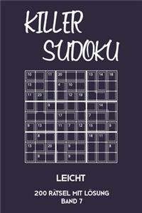 Killer Sudoku Leicht 200 Rätsel Mit Lösung Band 7