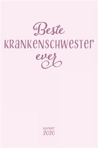 Beste Krankenschwester ever Kalender 2020