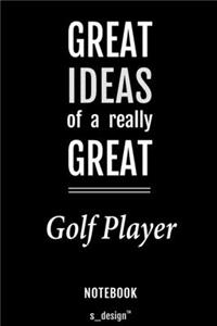 Notebook for Golf Players / Golf Player