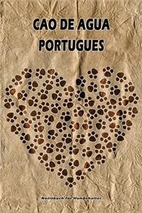 Cao de Agua Portugues Notizbuch für Hundehalter