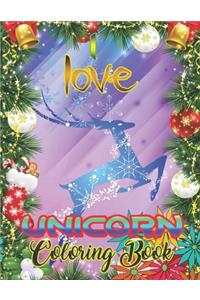 I love Unicorn Coloring Book