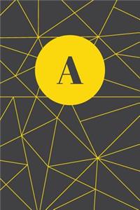 Monogram Initial A Notebook