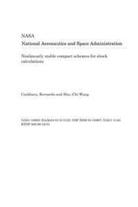 Nonlinearly Stable Compact Schemes for Shock Calculations